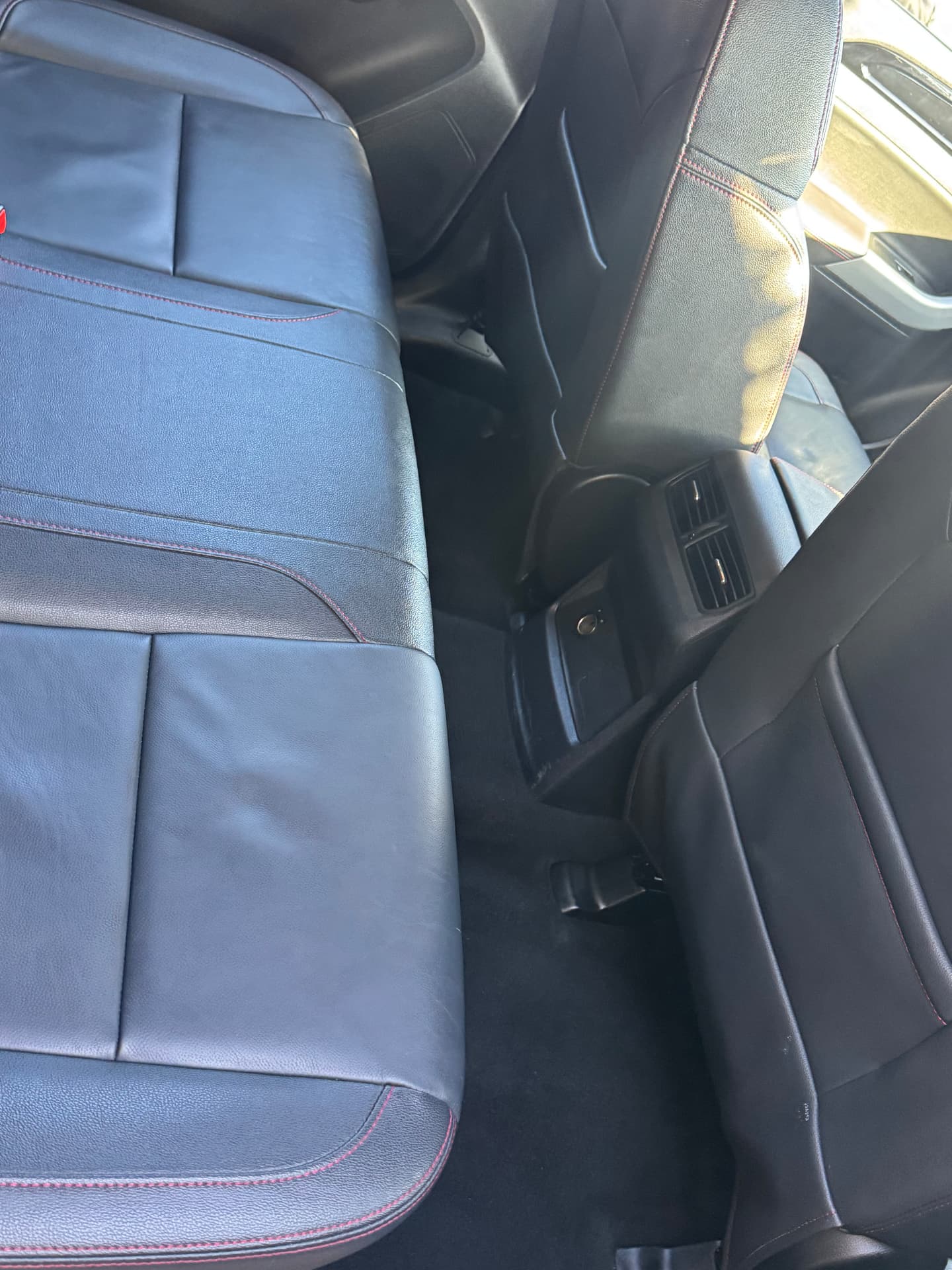 Rear Seats Deep Clean